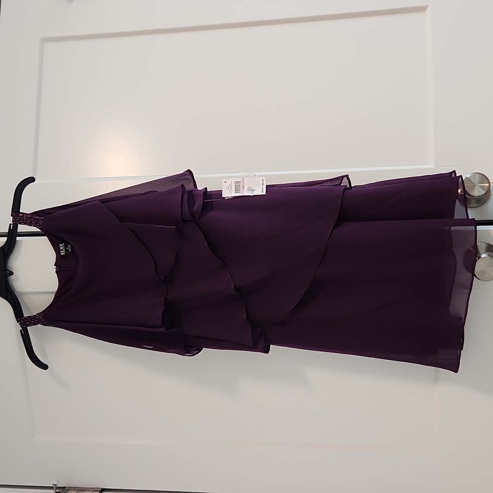 Semi-formal plum/eggplant colored dress